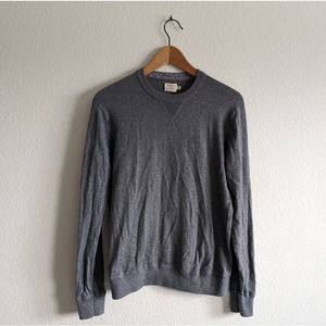 Faherty Women's Cotton Cashmere Blend Crewneck Sweater in Grey | S